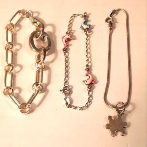 Sterling Silver Bracelets Set